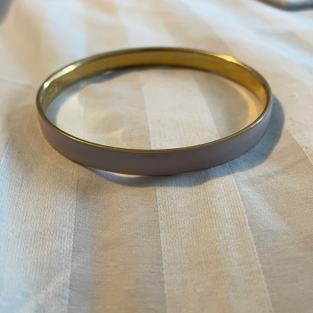 JCREW lilac gold bangle